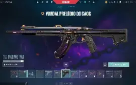 CONTA DE VALORANT FA | KARAMBIT SAQUEADORA + VANDAL PRELÚDIO