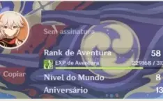 Conta AR58 NA Genshin