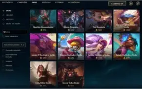 Conta LoL  PAX  Platina 3  1038 Skins  Todos os campeões