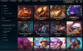 Conta LoL  PAX  Platina 3  1038 Skins  Todos os campeões