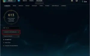 Conta Plat 4 Flex/SoloQ (128 skins)