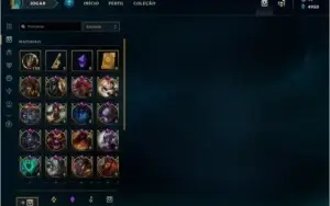 Conta Plat 4 Flex/SoloQ (128 skins)