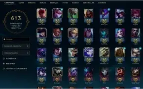 Conta Plat 4 Flex/SoloQ (128 skins)