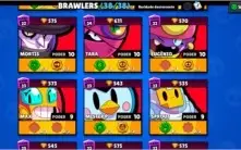 Conta brawl stars gemadona, todos os brawlers full, 33 Skins