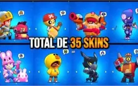 Conta brawl stars gemadona, todos os brawlers full, 33 Skins
