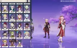 8XT5- AR47-Chiori+Yae com BIS+Xiao C1+Kazuha+Tigas+...