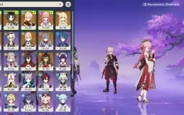 8XT5- AR47-Chiori+Yae com BIS+Xiao C1+Kazuha+Tigas+...