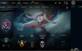 Conta lol, ouro 2, 380 skins, possui beta de valorant