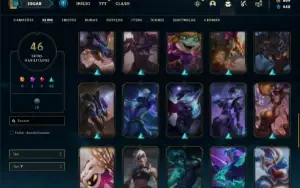 Conta bronze 3 com 110 Champs e 46 Skins ( MAIN ADC )