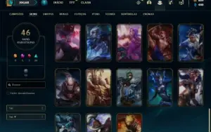 Conta bronze 3 com 110 Champs e 46 Skins ( MAIN ADC )