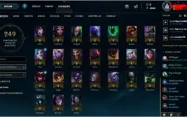 Conta Lol Platina 1 S8 26 skins unranked
