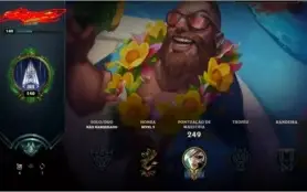 Conta Lol Platina 1 S8 26 skins unranked