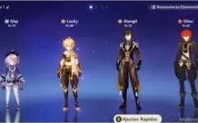 Diluc, Zhongli, Qiqi C1,15 tiros para o herói 5*(banner)
