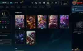 Conta nfa inativa, 151 skins mono adc, ouro 4