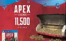 11500 Moedas Apex Playstation