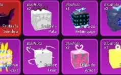 Conta de blox fruits com dark blade e 2 espaços no baú