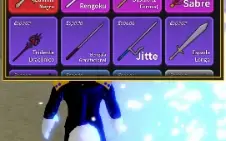 Conta de blox fruits com dark blade e 2 espaços no baú
