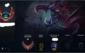 CONTA GRÃO MESTRE LEAGUE OF LEGENDS