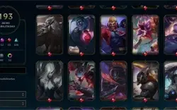 Conta de LOL Muitas Skins