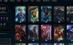 Conta de LOL Muitas Skins