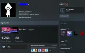Steam 4 anos de serviço com cs go prime