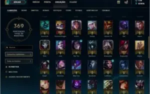 Conta lol unranked