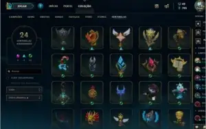 CONTA LOL DESDE 2014  - PLATINA 5 - 101 SKINS - LEVEL 90