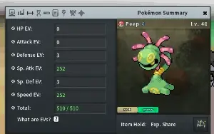 POKEMMO - treino EV completo - 510/510 +Lv50