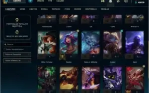 CONTA LOL MESTRE MMR ALTO
