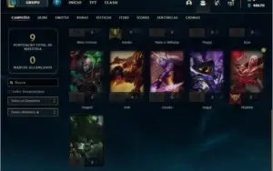 CONTA LOL MESTRE MMR ALTO
