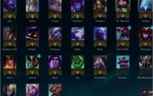Conta platina 5  Varios campeões mmr alto