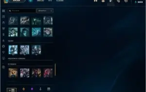 LEAGUE OF LEGENDS - LOL - CONTA PRATA 1 62 SKINS