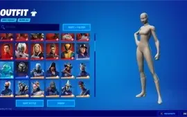 conta fortnite full stacked 200+ skins + salve o mundo