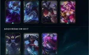 Conta de league of legends barata