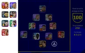 Conta efootball mobile com vários lendários + 2kk de GP