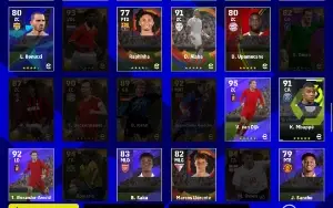 Conta efootball mobile com vários lendários + 2kk de GP