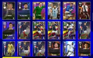 Conta efootball mobile com vários lendários + 2kk de GP
