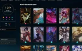 MUITAS SKINS, FULL ACESSO, 114champs