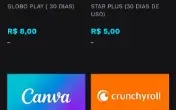 Painel para revendas contas streaming