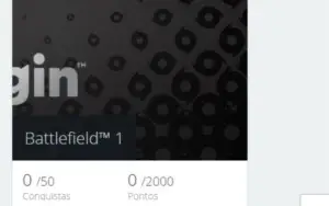 Conta origin BF1 + BF5
