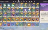 A55 Com 6 personagens 5* || 3 Armas 5*