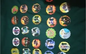 Tazos Metalicos & Brilhantes/Cards 3D/ Marvel ElmaChips