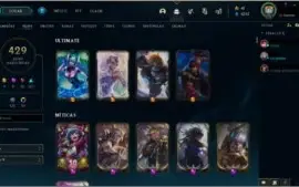 CONTA GASTOS 4.520R$ +430 skins (ELISE VITORIOSA RARO)