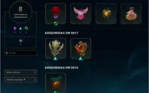 CONTA LOL 6 VITORIOSAS 7ª GARANTIDA GOLD 4