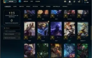 Conta ouro 1 barata com 8 skins e 38 champs