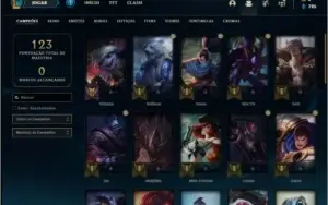 Conta ouro 1 barata com 8 skins e 38 champs