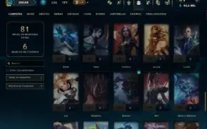 Conta Mestre com 65 Champs e 15 Skins ( 91 PDL )