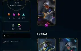 Conta League of Legends 1065+ skins muito conteúdo +TFT