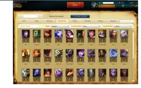 Conta league of legends 31 champs