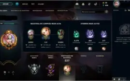 CONTA LOL MAIN SUP